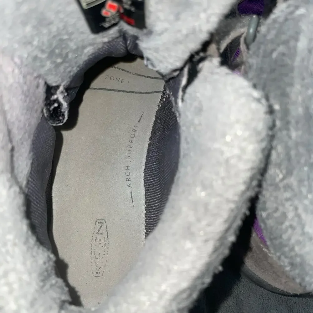 Keen Knotch Chukka Boots Toddler 1 Purple Gray Washable Lightweight Kids Sneaker